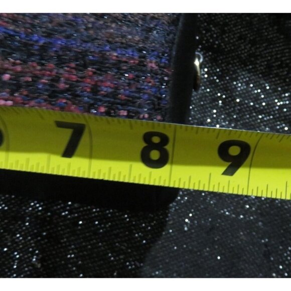 Kate Spade New York Purple Italian Autumn Tweed Emerson Place Lane Boston Bag - Picture 12 of 13